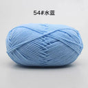 Milk Cotton Yarn Set Vibrant Ultra Soft Knitting Kit