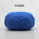 Milk Cotton Yarn Set Vibrant Ultra Soft Knitting Kit