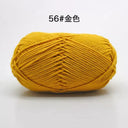 Milk Cotton Yarn Set Vibrant Ultra Soft Knitting Kit