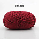 Milk Cotton Yarn Set Vibrant Ultra Soft Knitting Kit