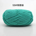 Milk Cotton Yarn Set Vibrant Ultra Soft Knitting Kit