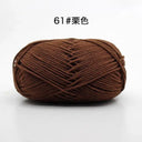 Milk Cotton Yarn Set Vibrant Ultra Soft Knitting Kit
