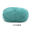 Milk Cotton Yarn Set Vibrant Ultra Soft Knitting Kit
