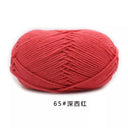 Milk Cotton Yarn Set Vibrant Ultra Soft Knitting Kit