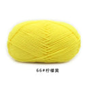 Milk Cotton Yarn Set Vibrant Ultra Soft Knitting Kit