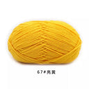 Milk Cotton Yarn Set Vibrant Ultra Soft Knitting Kit