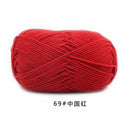 Milk Cotton Yarn Set Vibrant Ultra Soft Knitting Kit