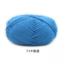 Milk Cotton Yarn Set Vibrant Ultra Soft Knitting Kit