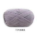 Milk Cotton Yarn Set Vibrant Ultra Soft Knitting Kit