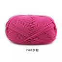 Milk Cotton Yarn Set Vibrant Ultra Soft Knitting Kit