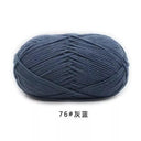Milk Cotton Yarn Set Vibrant Ultra Soft Knitting Kit