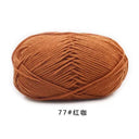 Milk Cotton Yarn Set Vibrant Ultra Soft Knitting Kit