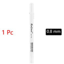 Vibrant White Gel Pen Set For Artists And Students