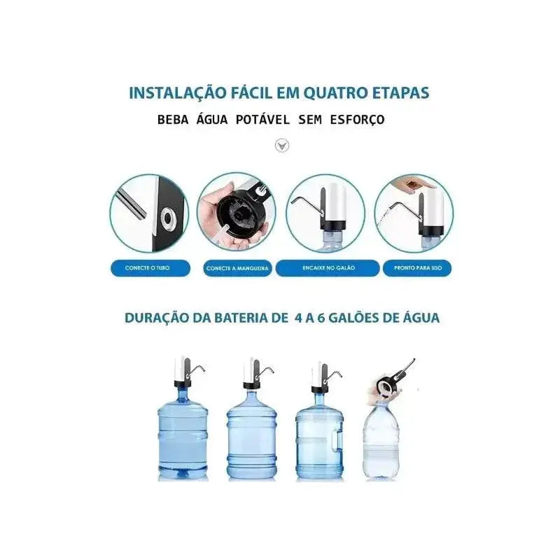 Electric Water Pump USB Charging Portable High Capacity