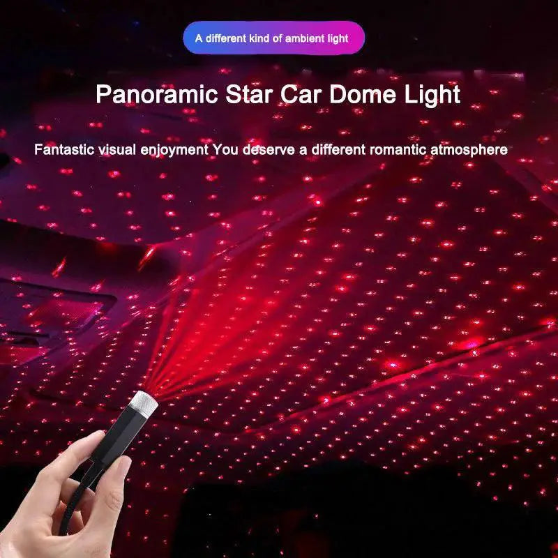 Portable USB Star Projector Night Light For Room And Car