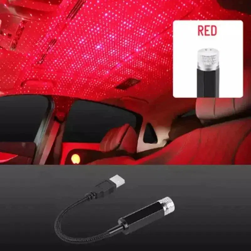 Portable USB Star Projector Night Light For Room And Car