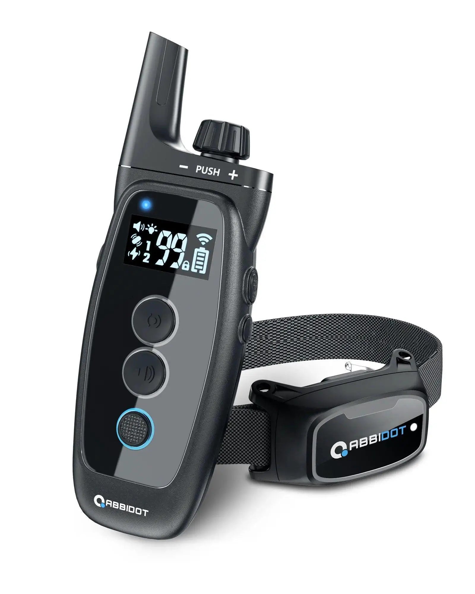 ABBIDOT T50 Electric Dog Trainer: Enhanced Remote with LED Light - Train Safely