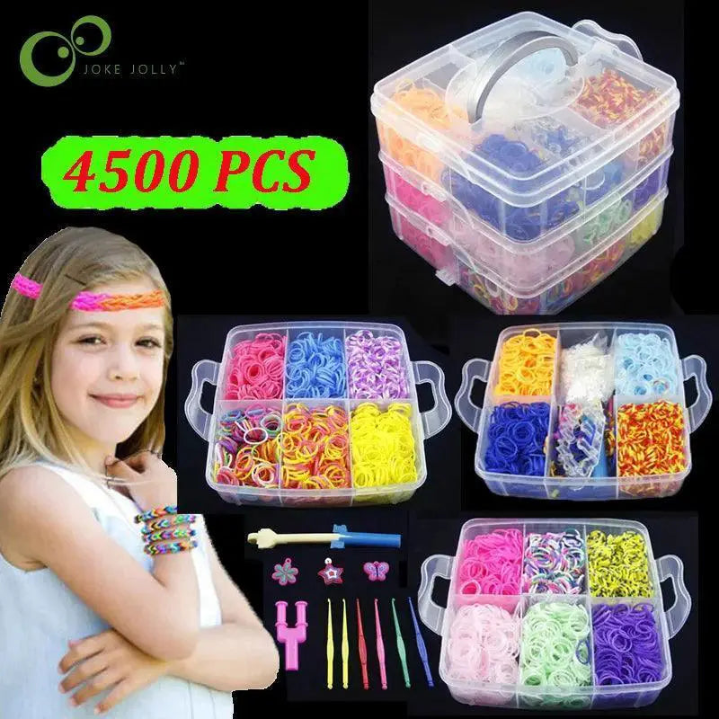 Rubber Band Bracelet Kit Creative Diy Craft Set For Kids