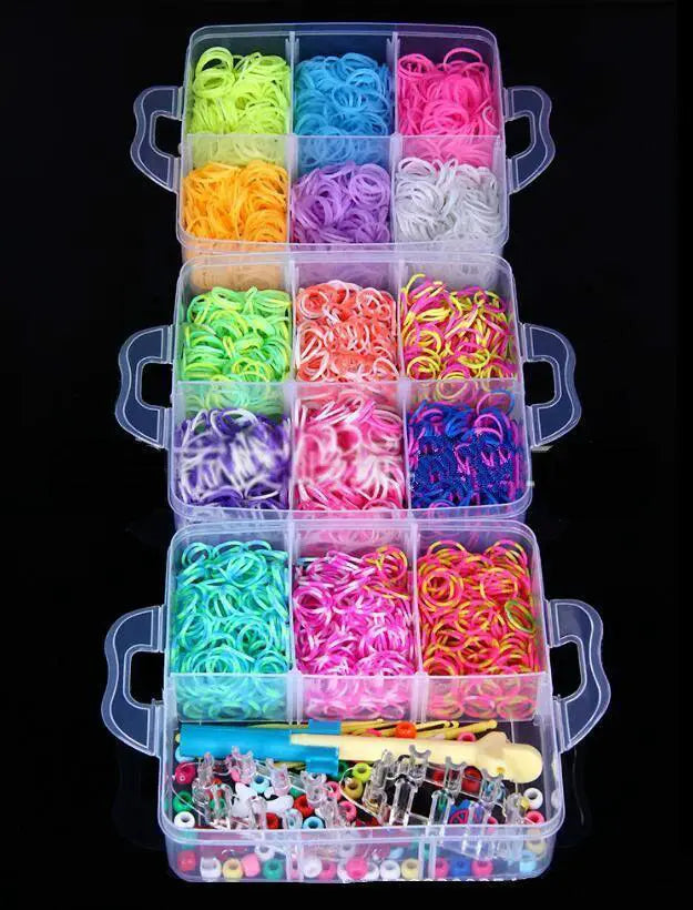 Rubber Band Bracelet Kit Creative Diy Craft Set For Kids