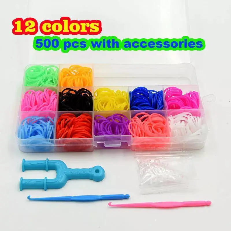 Rubber Band Bracelet Kit Creative Diy Craft Set For Kids