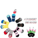 Cozy Cartoon Dog Socks With Anti Slip
