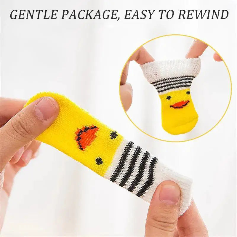 Cozy Cartoon Dog Socks Anti Slip Winter Paw Protectors