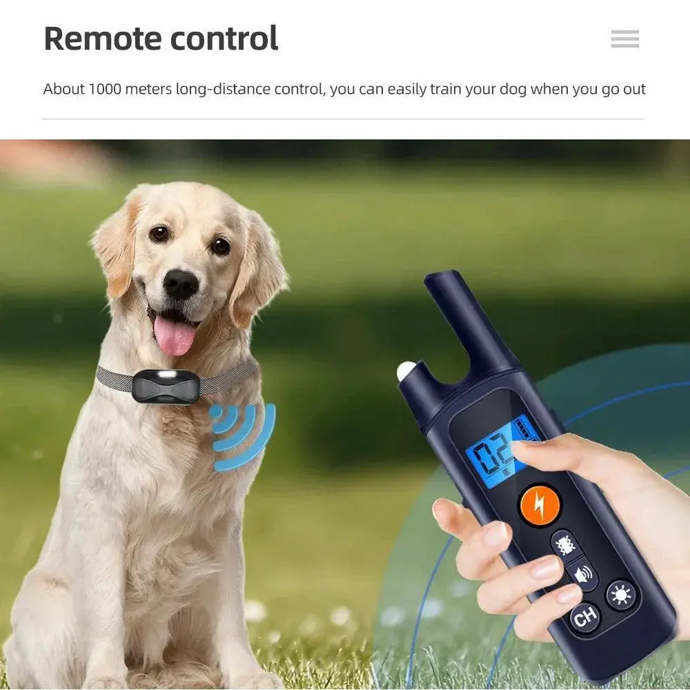 Waterproof Dog Training Collar With Long Range Technology