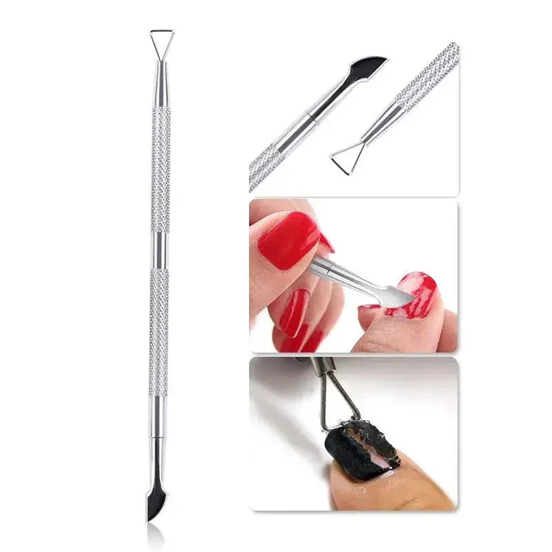 Stainless Steel Cuticle Pusher Tool For Professional Care