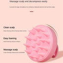 Silicone Scalp Massage Brush for Relaxing Shampoo Routine