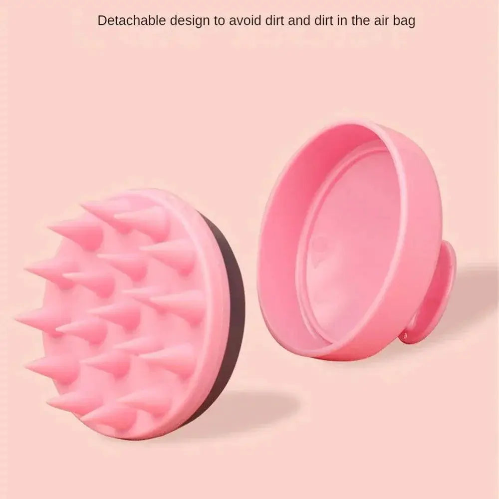 Silicone Scalp Massage Brush for Relaxing Shampoo Routine