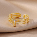 Durable Sunflower Wedding Ring for Women