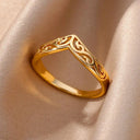 Durable Sunflower Wedding Ring for Women