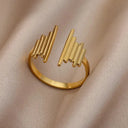 Durable Sunflower Wedding Ring for Women