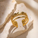 Durable Sunflower Wedding Ring for Women