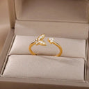 Durable Sunflower Wedding Ring for Women