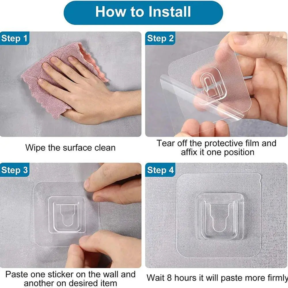 Strong Suction Wall Hooks For Easy Storage And Organization