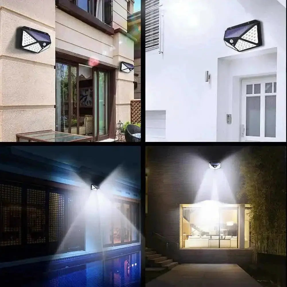 Solar Garden Motion Sensor Light Outdoor Spotlight