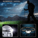 LED Motion Sensor Headlamp for Night Fishing and Camping