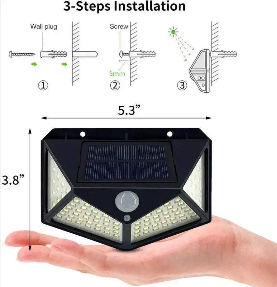 Solar Garden Light With Motion Sensor Outdoor Lighting