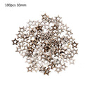 Love Shape Wooden Wedding Table Decor Rustic Mini Hearts