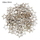 Love Shape Wooden Wedding Table Decor Rustic Mini Hearts