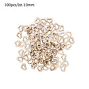 Love Shape Wooden Wedding Table Decor Rustic Mini Hearts