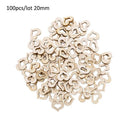 Love Shape Wooden Wedding Table Decor Rustic Mini Hearts