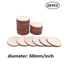 Wood Craft Discs for DIY Christmas Ornaments and Projects