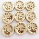 Wooden Love Letter Buttons For Stylish DIY Craft Projects