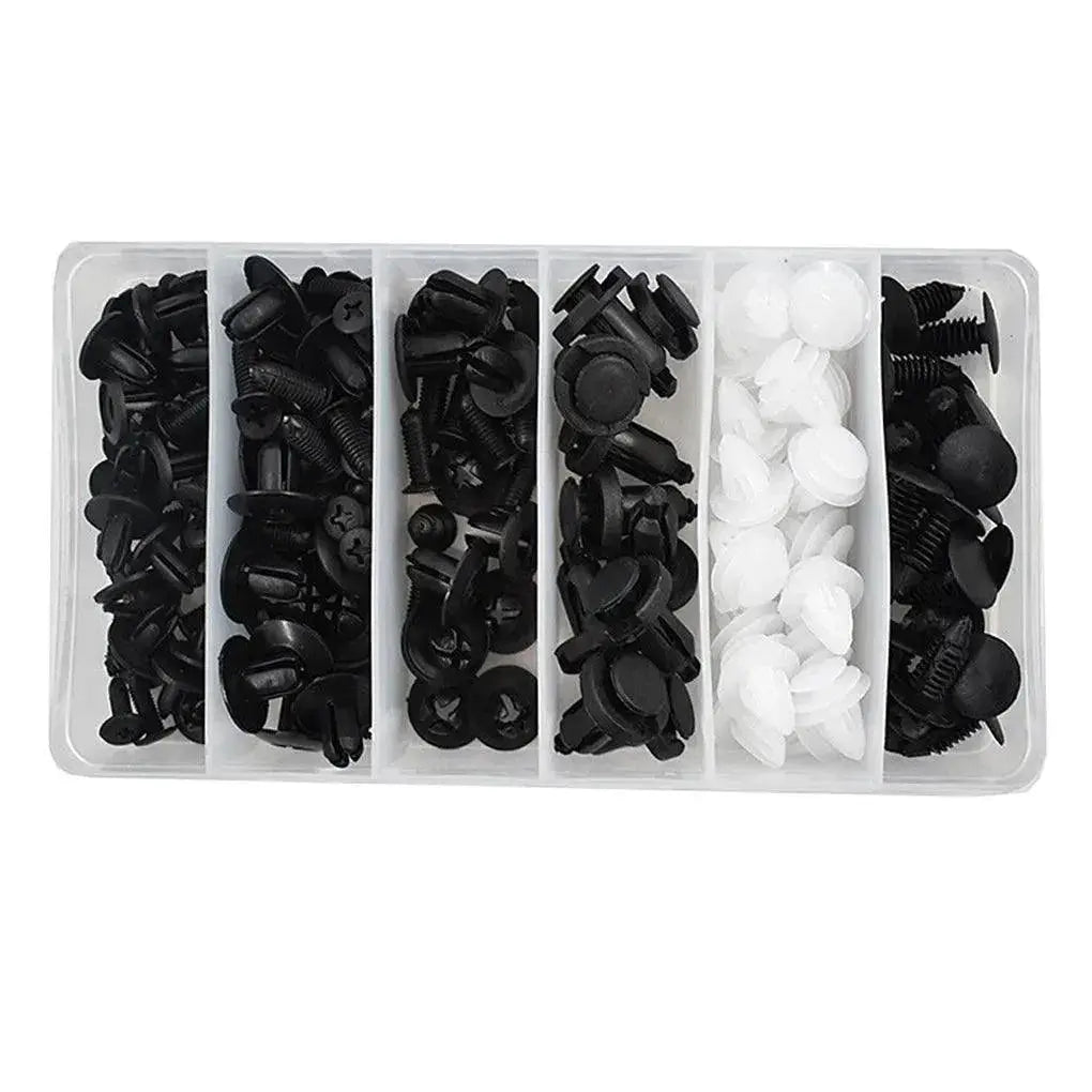 Auto Fastener Clip Car Fender Push Retainer Pin Rivet Kit