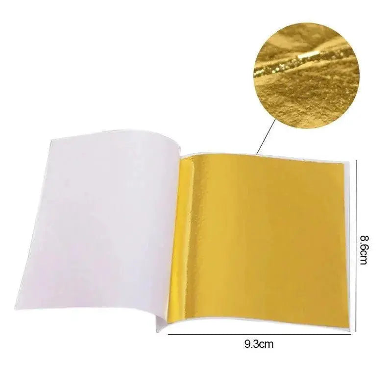 DIY Premium Gold And Silver Foil Sheets Set For Crafts