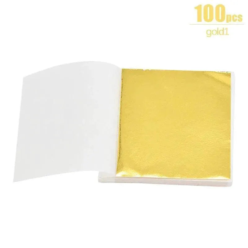 DIY Premium Gold And Silver Foil Sheets Set For Crafts
