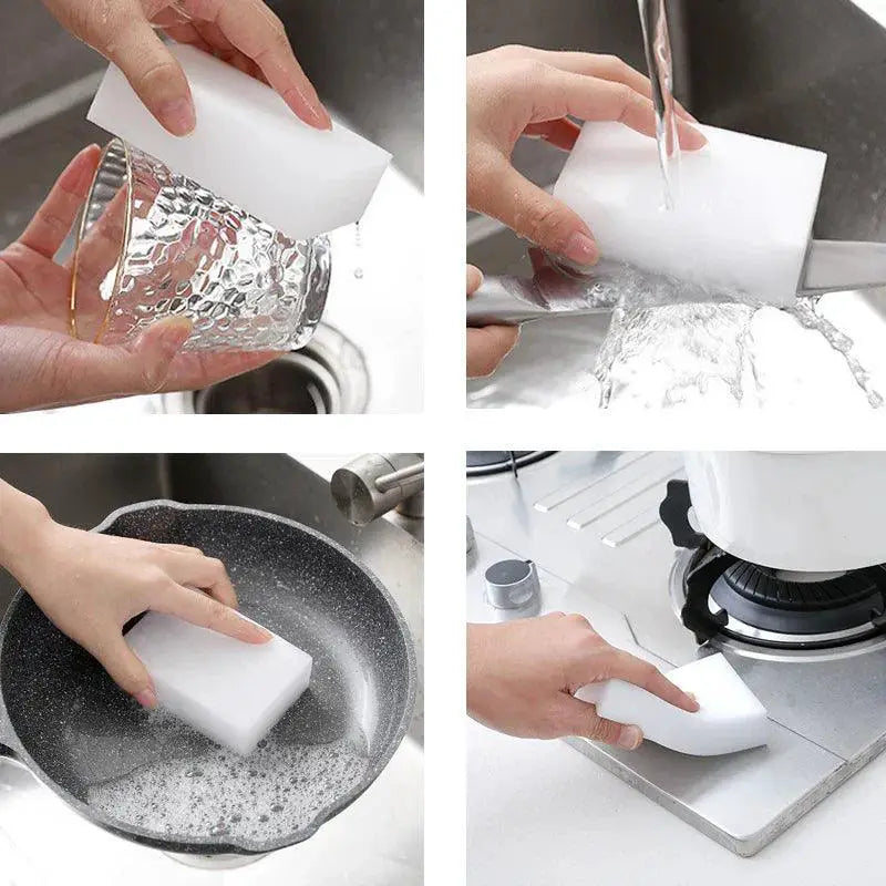 Magic Sponge Eraser White Melamine Cleaner For Home Use