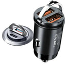 Dual USB-C Car Charger for Fast Charging